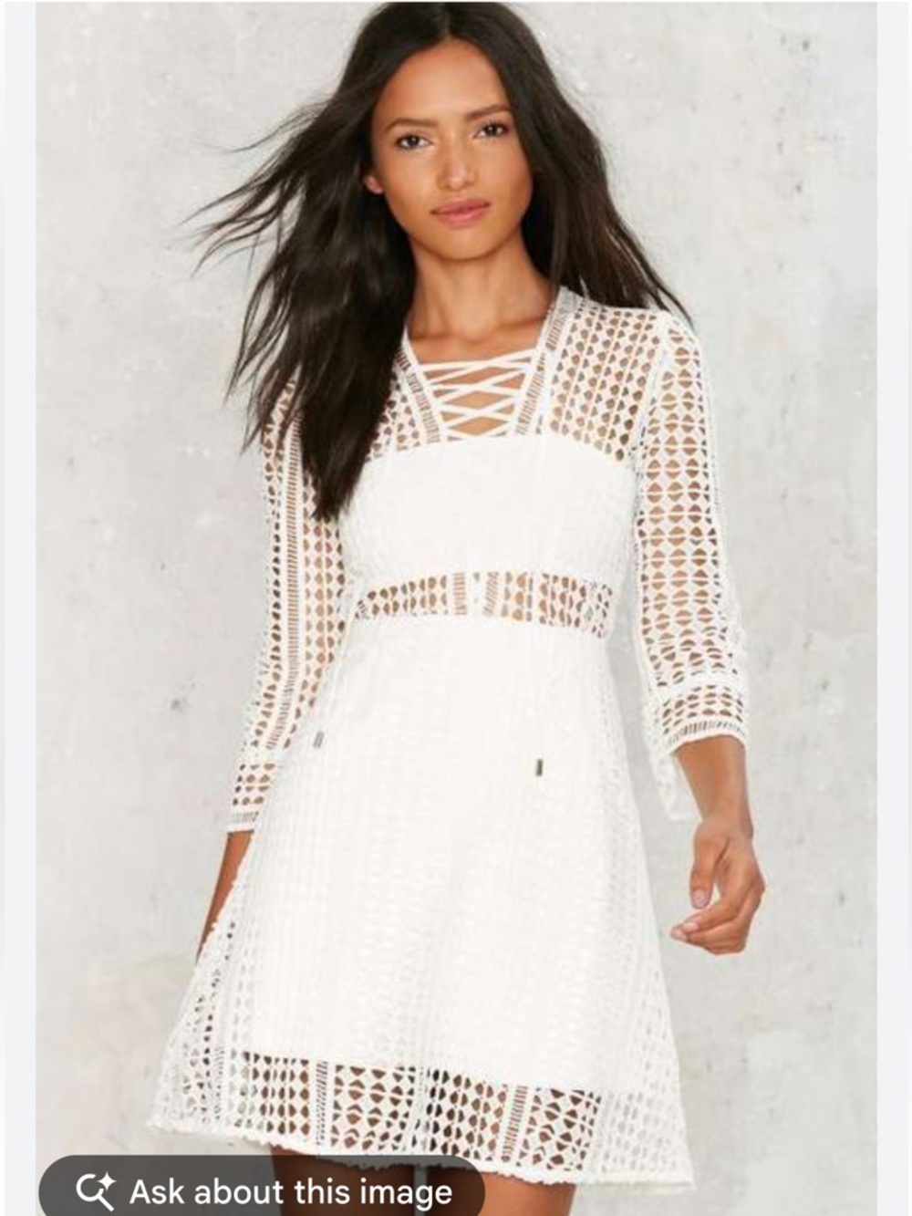 Crotchet dress